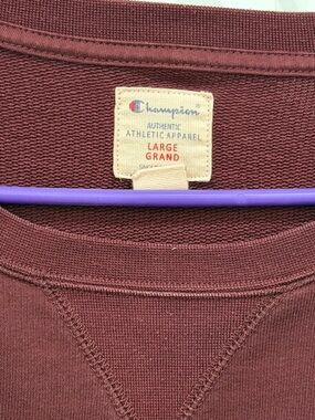 Champion Maroon Crewneck Sweatshirt